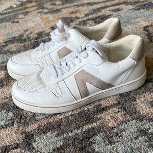 MIA White and Brown Sneakers
